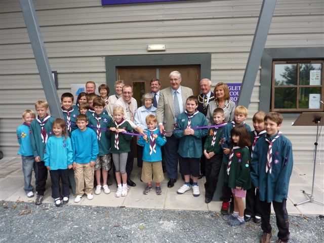 The new Scout and Community centre in Ingleton that the Trust helped to fund  
