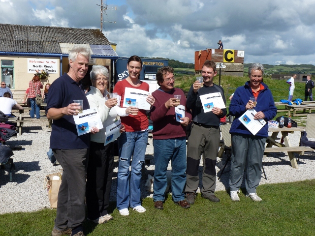 The YDMT SkyDivers Celebrate