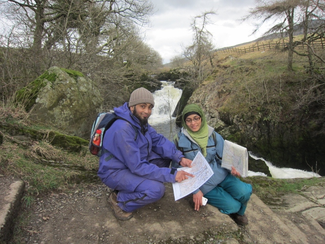 Aris Iqbal and Shamsa Kanwal Aris from Advocacy Support (a group which provides support to refugees in Leeds)