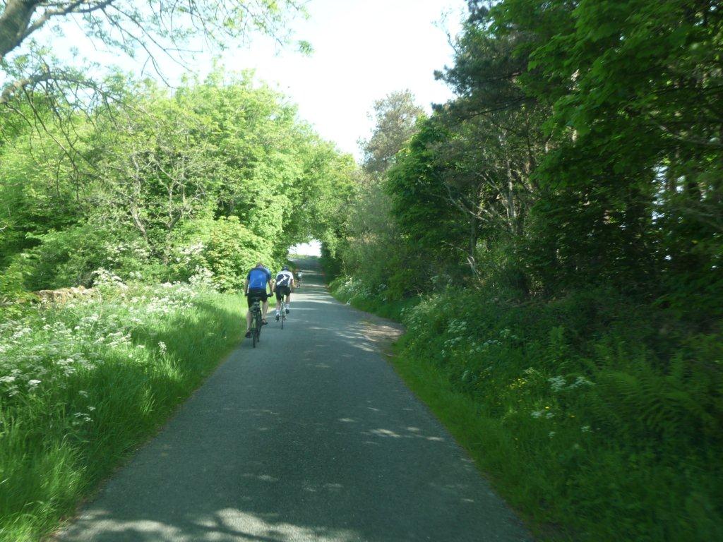Passing through the leafy Crook-of-Lune scenery
