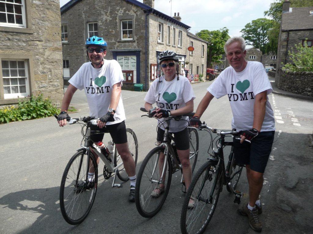 The Way of the Roses team reach Clapham - home of YDMT