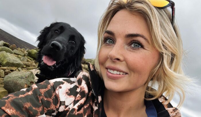 Hannah Russell and her dog