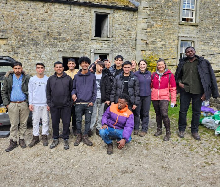 Pathways project participants at Yockenthwaite - community as a superpower